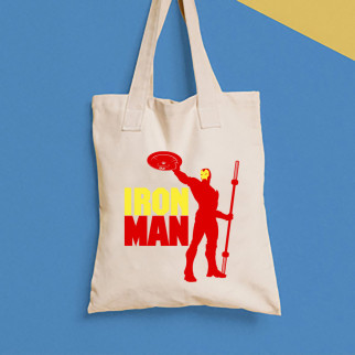 Еко-сумка, шоппер, щоденна з принтом "Iron Man. Залізна людина" Push IT - Інтернет-магазин спільних покупок ToGether