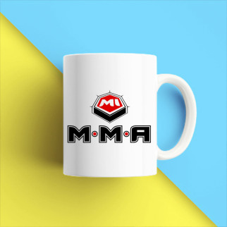 Білий кухоль (чашка) з принтом "MMA Mi" Push IT - Інтернет-магазин спільних покупок ToGether