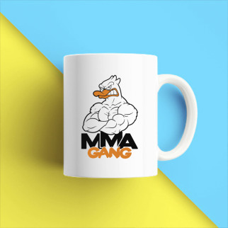 Білий кухоль (чашка) з принтом "MMA Селезень" Push IT - Інтернет-магазин спільних покупок ToGether
