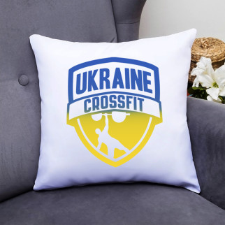 Подушка декоративна з принтом "Ukraine crossfit" Push IT - Інтернет-магазин спільних покупок ToGether