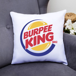 Подушка декоративна з принтом "Burpee King" Push IT - Інтернет-магазин спільних покупок ToGether