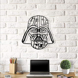 Об'ємна картина з дерева Darth Vader 50х48 см - Інтернет-магазин спільних покупок ToGether