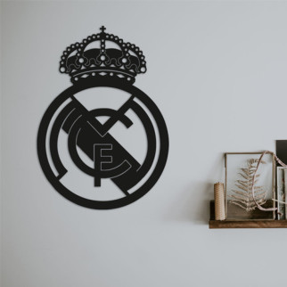 Декор для стін Панно з дерева Real Madrid 45х63 см 55х77 см - Інтернет-магазин спільних покупок ToGether