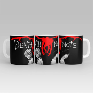 Білий кухоль (чашка) з принтом "Зошит смерті - Death Note" Push IT - Інтернет-магазин спільних покупок ToGether
