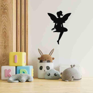 Вінілова інтер'єрна наклейка декор на стіну та шпалери (скло, меблі, дзеркало, метал) "Фея. Fairy (можливий будь-який колір з - Інтернет-магазин спільних покупок ToGether