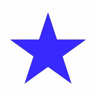 Маркувальна самоклеюча наліпка (етикетка, стікер) "Зірка" синя (колір в асортименті). 30х30мм - Інтернет-магазин спільних покупок ToGether