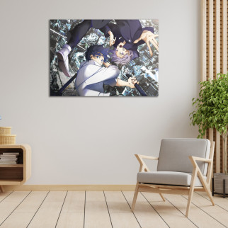 Плакат-постер з принтом Магічна битва - Jujutsu Kaisen  The Movie - Sorcery Fight - Оккоцу Юта - Інумакі A4 - Інтернет-магазин спільних покупок ToGether