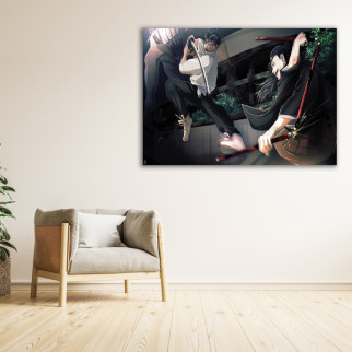 Плакат-постер з принтом Магічна битва - Jujutsu Kaisen  The Movie - Sorcery Fight - Оккоцу Юта - Ріка Орімото - Сугуру Гето A4 - Інтернет-магазин спільних покупок ToGether