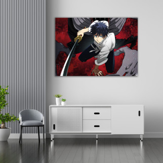 Плакат-постер з принтом Магічна битва - Jujutsu Kaisen  The Movie - Sorcery Fight - Оккоцу Юта - Ріка Орімото 3 A4 - Інтернет-магазин спільних покупок ToGether