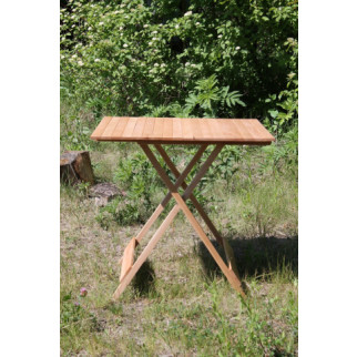 Розкладний дерев'яний столик зі стільцями 4 шт. для пікніка (72х72) Комплект садових складаних меблів - Інтернет-магазин спільних покупок ToGether