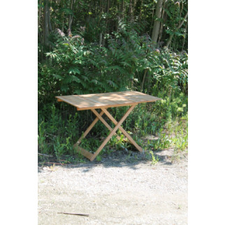 Розкладний дерев'яний столик зі стільцями 6 шт. для пікніка (72х120) Комплект садових складаних меблів - Інтернет-магазин спільних покупок ToGether