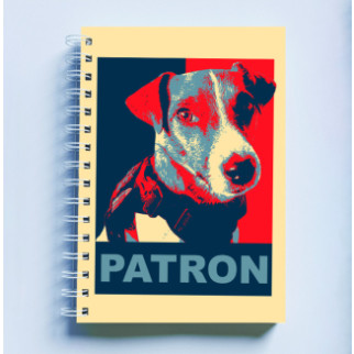 Скетчбук Sketchbook (блокнот) для малювання з патріотичним принтом "Patron. Пес Патрон" А4 - Інтернет-магазин спільних покупок ToGether