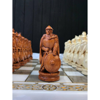 Комплект великих шахових фігур із дерева "Лицарі", арт. 809425 - Інтернет-магазин спільних покупок ToGether
