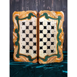 Шахи, шашки, нарди - гральний набір 3 в 1 із дерева, 60*30*10см, арт.191050 - Інтернет-магазин спільних покупок ToGether