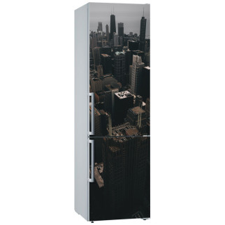 Вінілова декоративна наклейка на холодильник "Місто. Мегаполіс" з оракалу - Інтернет-магазин спільних покупок ToGether