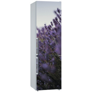 Вінілова декоративна наклейка на холодильник "Фіолетові квіти" з оракалу - Інтернет-магазин спільних покупок ToGether