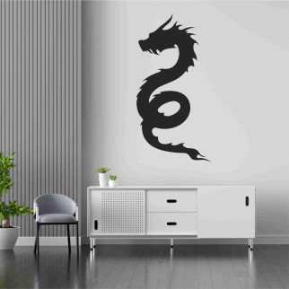 Вінілова інтер'єрна наклейка декор на стіну, шпалери та інші поверхні Дракон з оракалу - Інтернет-магазин спільних покупок ToGether