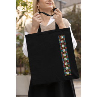 Еко-сумка, шопер, з патріотичним принтом "Український орнамент квітковий" Push IT - Інтернет-магазин спільних покупок ToGether