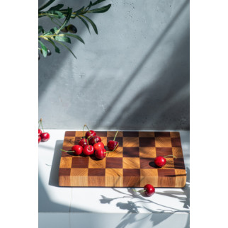 Торцева обробна дошка в стилі "шахи" 20х30 см - Інтернет-магазин спільних покупок ToGether