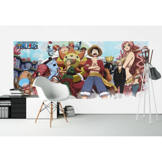 Плакат-постер з принтом One Piece Ван-Піс Luffy Луффі та команда One Piece (японський аніме-серіал) 4 A4 - Інтернет-магазин спільних покупок ToGether