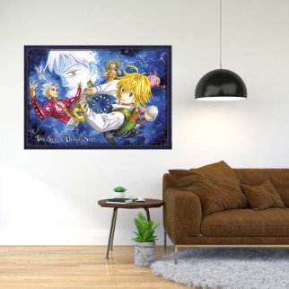 Плакат-постер з принтом Nanatsu no Taizai - Сім смертних гріхів (манга  аніме) A4 - Інтернет-магазин спільних покупок ToGether