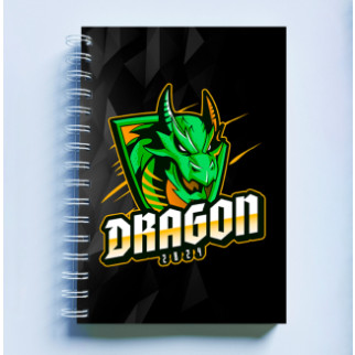 Скетчбук Sketchbook (блокнот) для малювання з новорічним принтом "Dragon 2024. Дракон 2024" - Інтернет-магазин спільних покупок ToGether