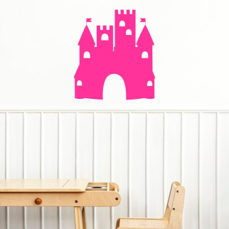 Вінілова інтер'єрна наклейка кольорова декор з оракалу на стіну, шпалери та інші поверхні "Замок" - Інтернет-магазин спільних покупок ToGether