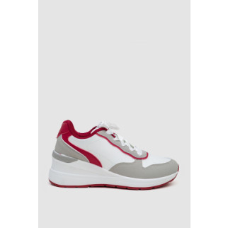 Кросівки жіночі, колір біло-бордовий, 248RNG03-1 - Інтернет-магазин спільних покупок ToGether