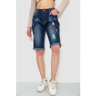 Шорти джинсові чоловічі жіночі з потертостями, колір синій, 244R5552 - Інтернет-магазин спільних покупок ToGether