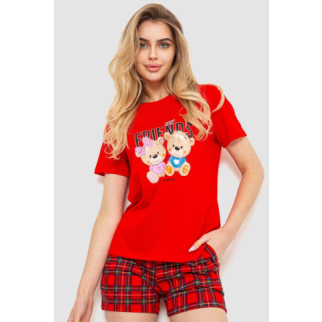 Піжама жіноча, колір червоний, 219RF-2234 - Інтернет-магазин спільних покупок ToGether