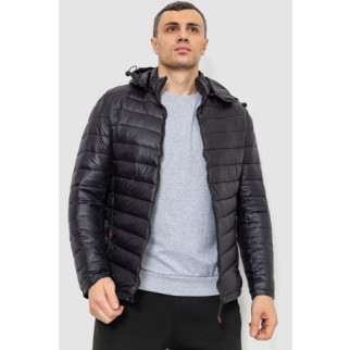 Куртка чоловіча демісезонна з капюшоном, колір чорний, 214R05 - Інтернет-магазин спільних покупок ToGether