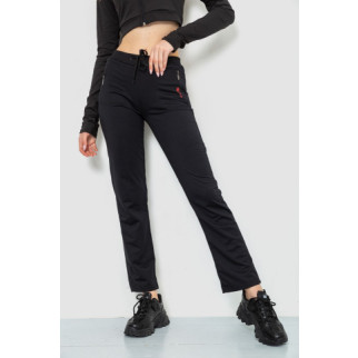 Спортивні штани жіночі, колір чорний, 244R514 - Інтернет-магазин спільних покупок ToGether