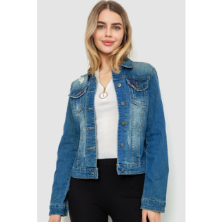 Джинсова куртка жіноча, колір синій, 129RL003 - Інтернет-магазин спільних покупок ToGether