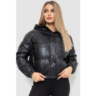 Куртка жіноча демісезонна екошкіра, колір чорний, 214R729 - Інтернет-магазин спільних покупок ToGether