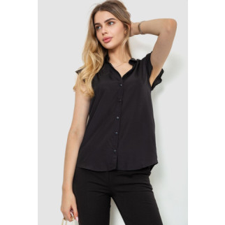 Блуза однотонна, колір чорний, 244R192 - Інтернет-магазин спільних покупок ToGether