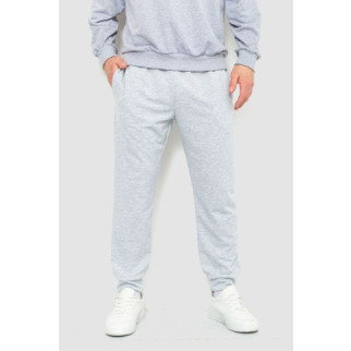 Спорт штани чоловічі двонитка, колір світло-сірий, 241R8005 - Інтернет-магазин спільних покупок ToGether