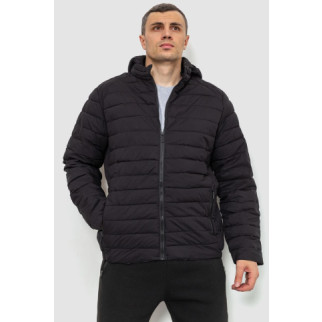 Куртка чоловіча демісезонна з капюшоном, колір чорний, 214R8891 - Інтернет-магазин спільних покупок ToGether