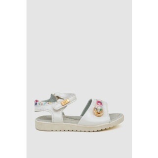 Дитячі босоніжки для дівчинки, колір білий, 243RF1168-1 - Інтернет-магазин спільних покупок ToGether
