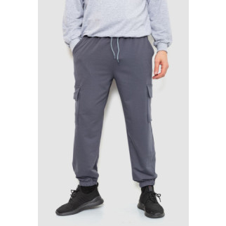 Спортивні штани чоловічі двонитка, колір сірий, 241R0651-1 - Інтернет-магазин спільних покупок ToGether