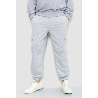 Спортивні штани чоловічі двонитка, колір світло-сірий, 241R0651-1 - Інтернет-магазин спільних покупок ToGether