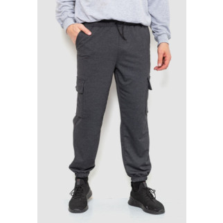 Спортивні штани чоловічі двонитка, колір темно-сірий, 241R0651-1 - Інтернет-магазин спільних покупок ToGether