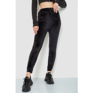 Спорт штани жіночі велюрові, колір чорний, 244R5571 - Інтернет-магазин спільних покупок ToGether