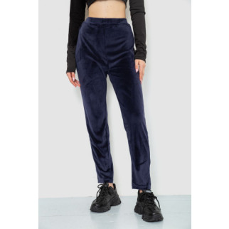 Спорт штани жіночі велюрові, колір темно-синій, 244R5576 - Інтернет-магазин спільних покупок ToGether