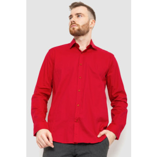 Сорочка чоловіча класична однотонна, колір темно-червоний, 186R30 - Інтернет-магазин спільних покупок ToGether