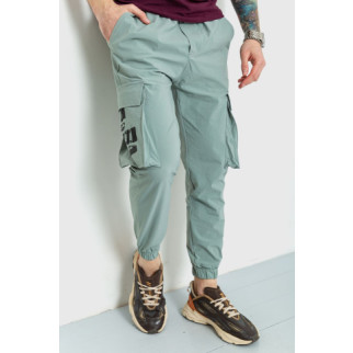 Спортивні брюки чоловічі тонкі стрейчеві, колір світло-оливковий, 157R102 - Інтернет-магазин спільних покупок ToGether