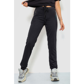 Спортивні штани жіночі, колір чорний, 244R526 - Інтернет-магазин спільних покупок ToGether
