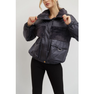 Куртка жіноча демісезонна, колір графіт, 131R3066 - Інтернет-магазин спільних покупок ToGether