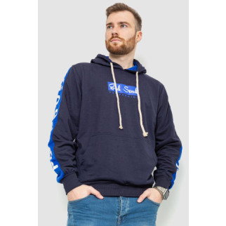 Худі чоловічий з капюшоном, колір темно-синій, 214RQ016 - Інтернет-магазин спільних покупок ToGether