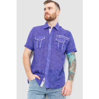 Сорочка чоловіча з принтом, колір фіолетовий, 186R3203 - Інтернет-магазин спільних покупок ToGether