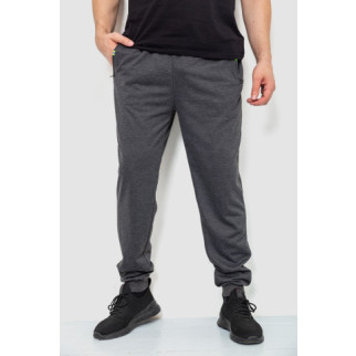 Спорт штани чоловічі двонитка, колір темно-сірий, 244R41298 - Інтернет-магазин спільних покупок ToGether
